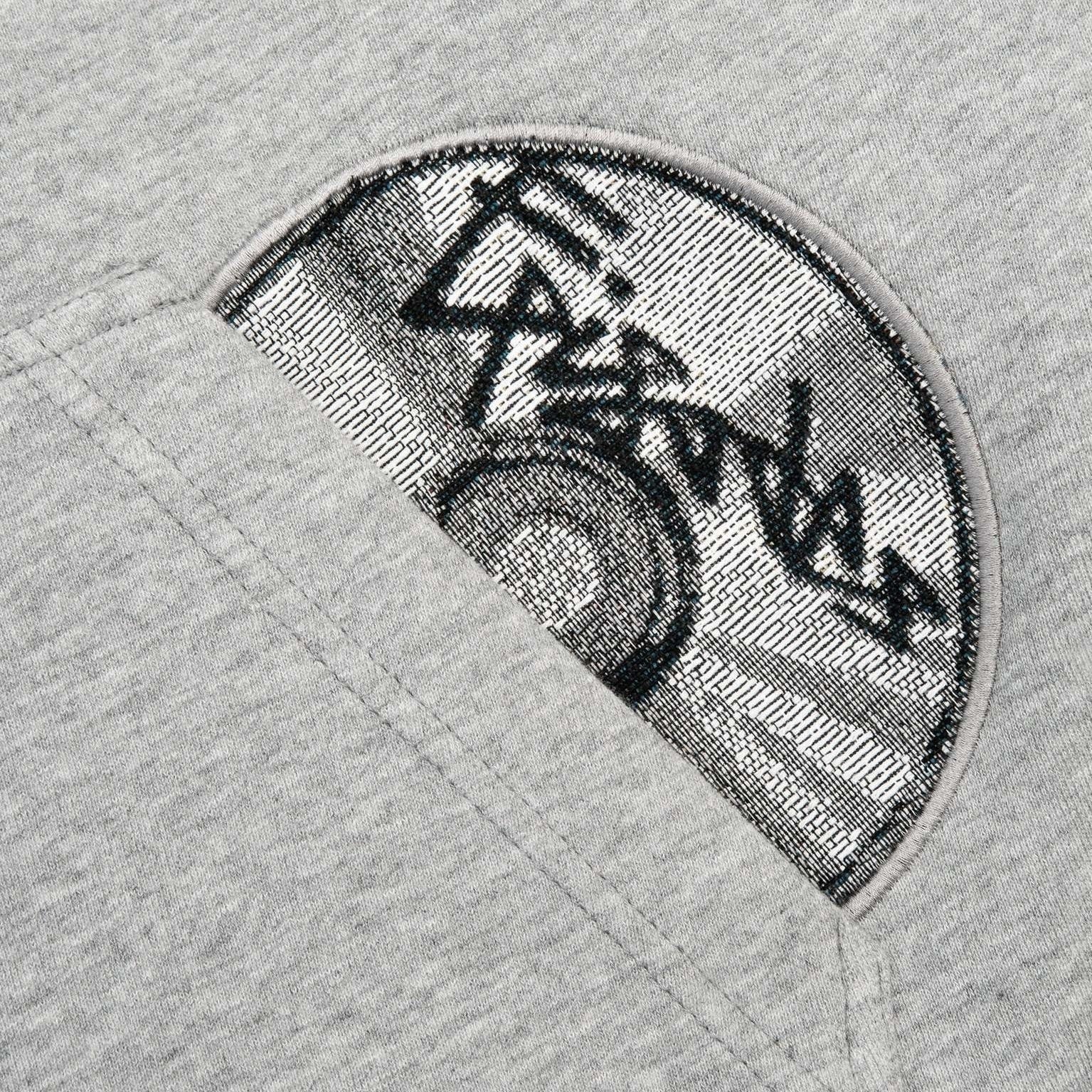 Street-style Cd-print Embroidered Pocket Sweatshirt