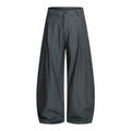 Streetwear Striped Wide-leg Trousers
