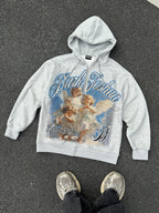 Dark Joshua Angel Graphic Zip-up Hoodie