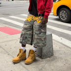 Men's Camouflage Workwear Hip-hop Jorts