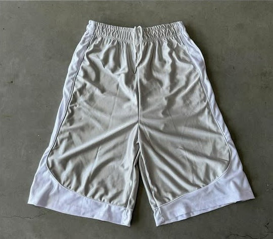Men's Stylish Unique Color-blocked Drawstring Casual Shorts
