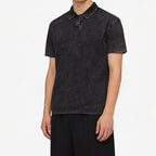 Retro Pure Cotton Casual Collared Short-sleeved Polo Shirt