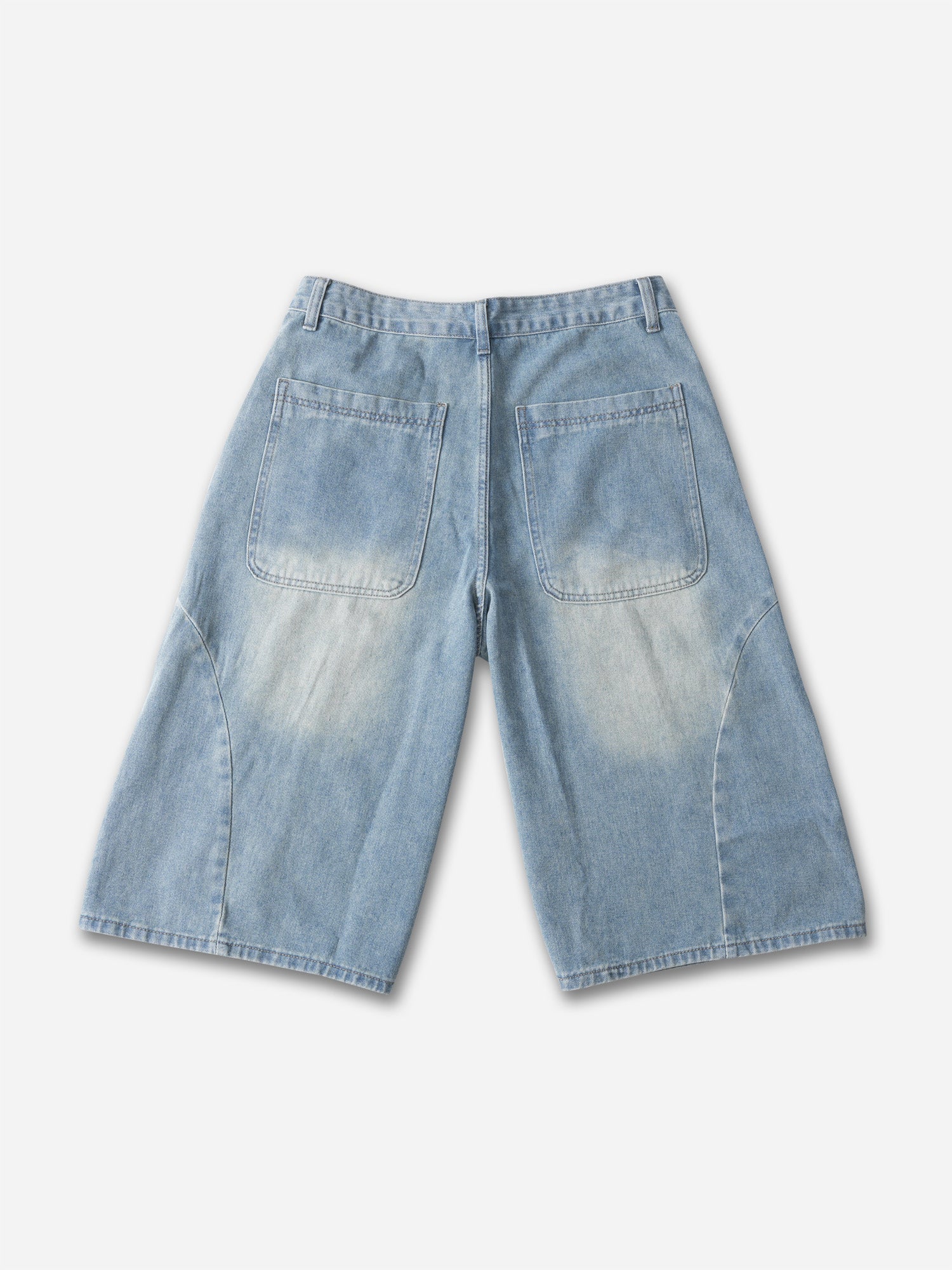 Vintage Washed High Street Denim Shorts