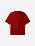 Unisex Solid Color Drop Shoulder Pure Cotton T-shirt