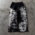Y2k Retro Snake Print Loose Fit Wide-leg Pants
