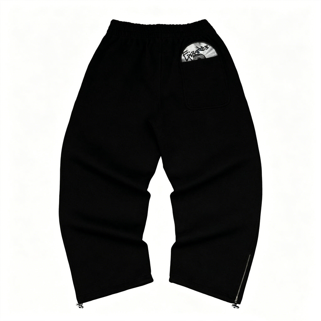 Men's Fashion Cd Embroidered Drawstring Sweatpants