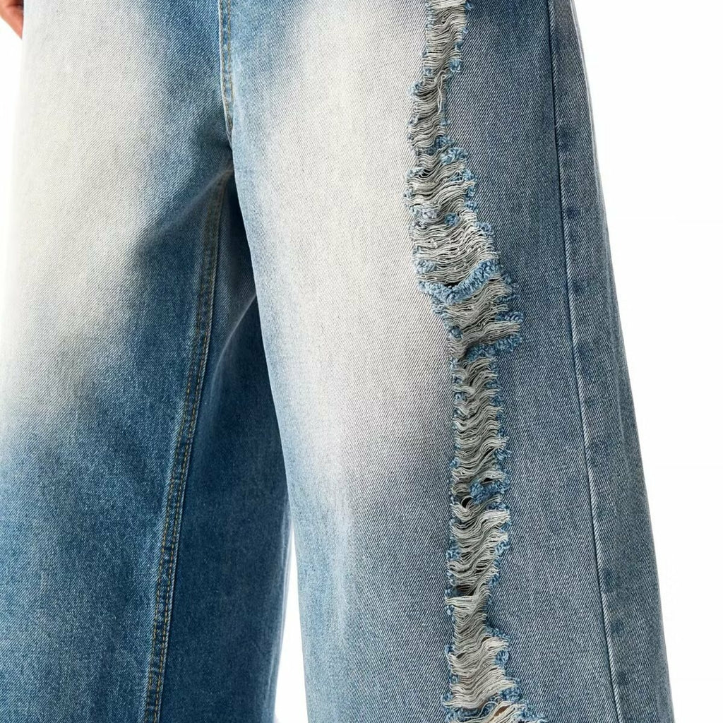 Fashion Washed Loose Denim Baggy Jorts