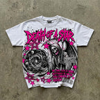 Death Of A Star Skeleton Reaper Graphic  T-shirt