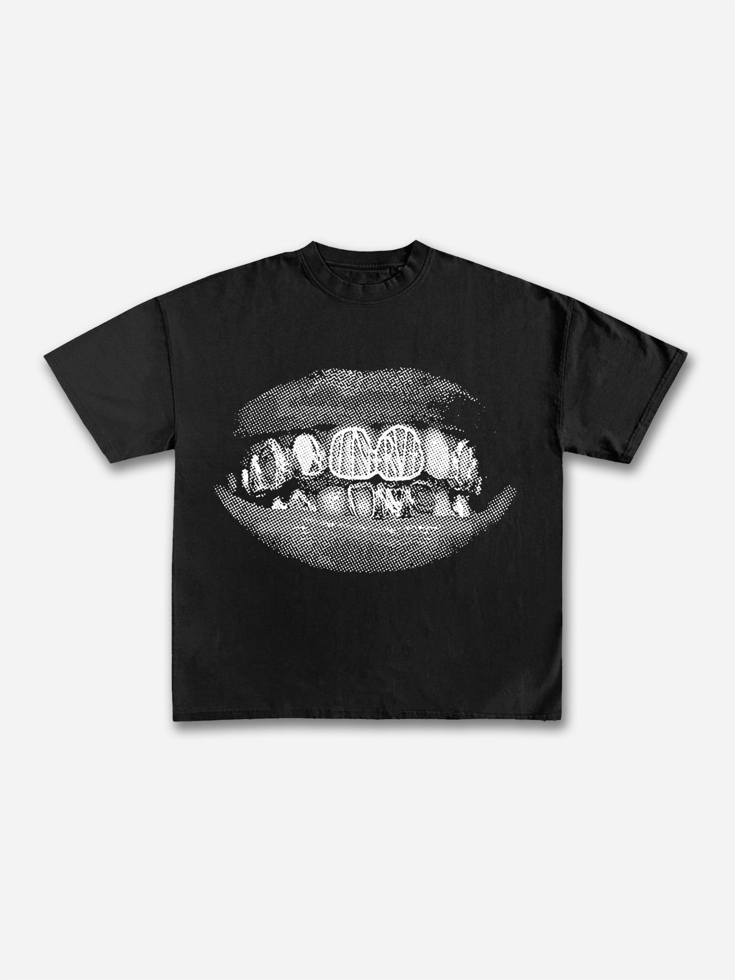 Retro Casual Personalized Lip Print 100% Cotton Casual T-shirt