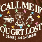 Call me If You Get Lost Cotton Graphic T-Shirt
