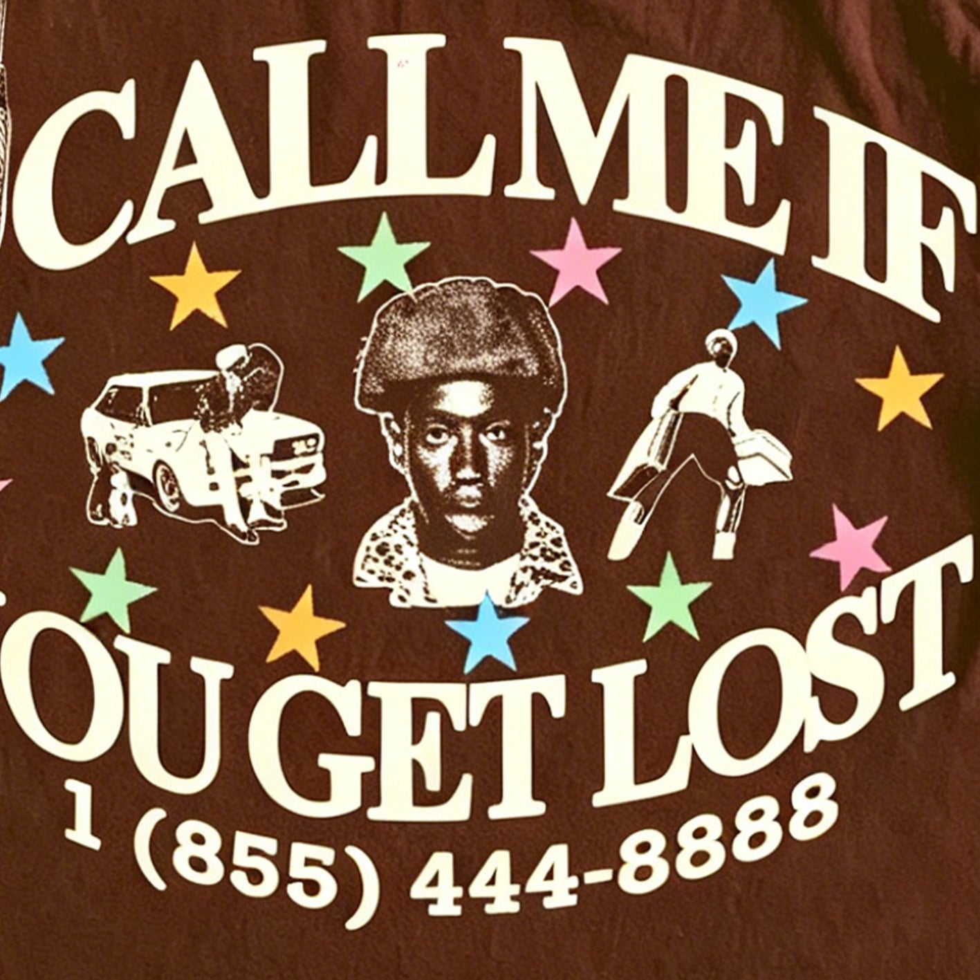 Call me If You Get Lost Cotton Graphic T-Shirt