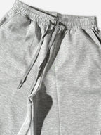 Retro High Street Scimitar Stitching Wide Leg Sports Pants
