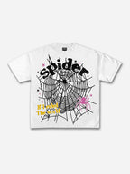 Spider Web If I Ruled The World Vintage Graphic Cotton T-shirt
