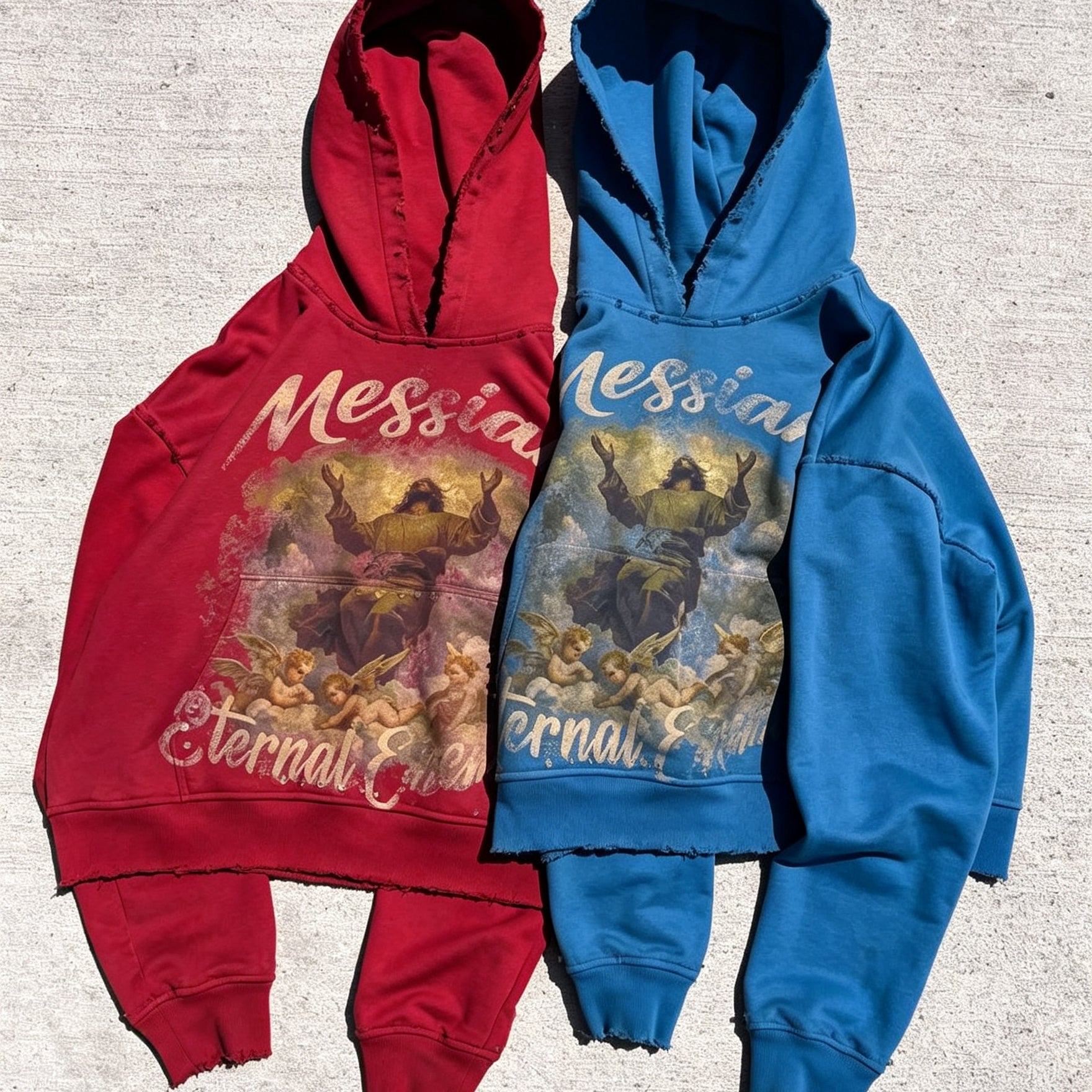 Vintage Messiah Red Hoodie