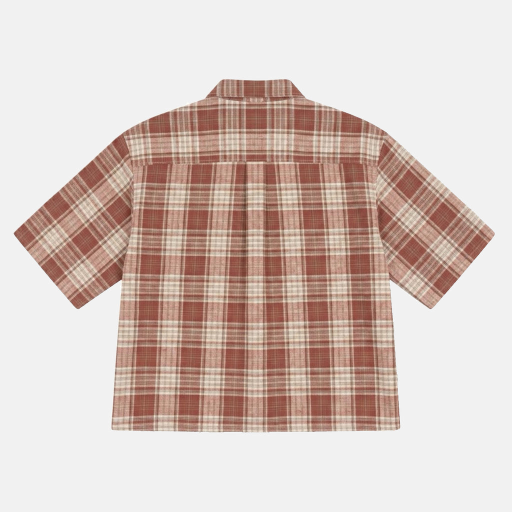 Basketball Badge 1995 Street Graphic Plaid Jacket Shirt