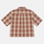 Basketball Badge 1995 Street Graphic Plaid Jacket Shirt