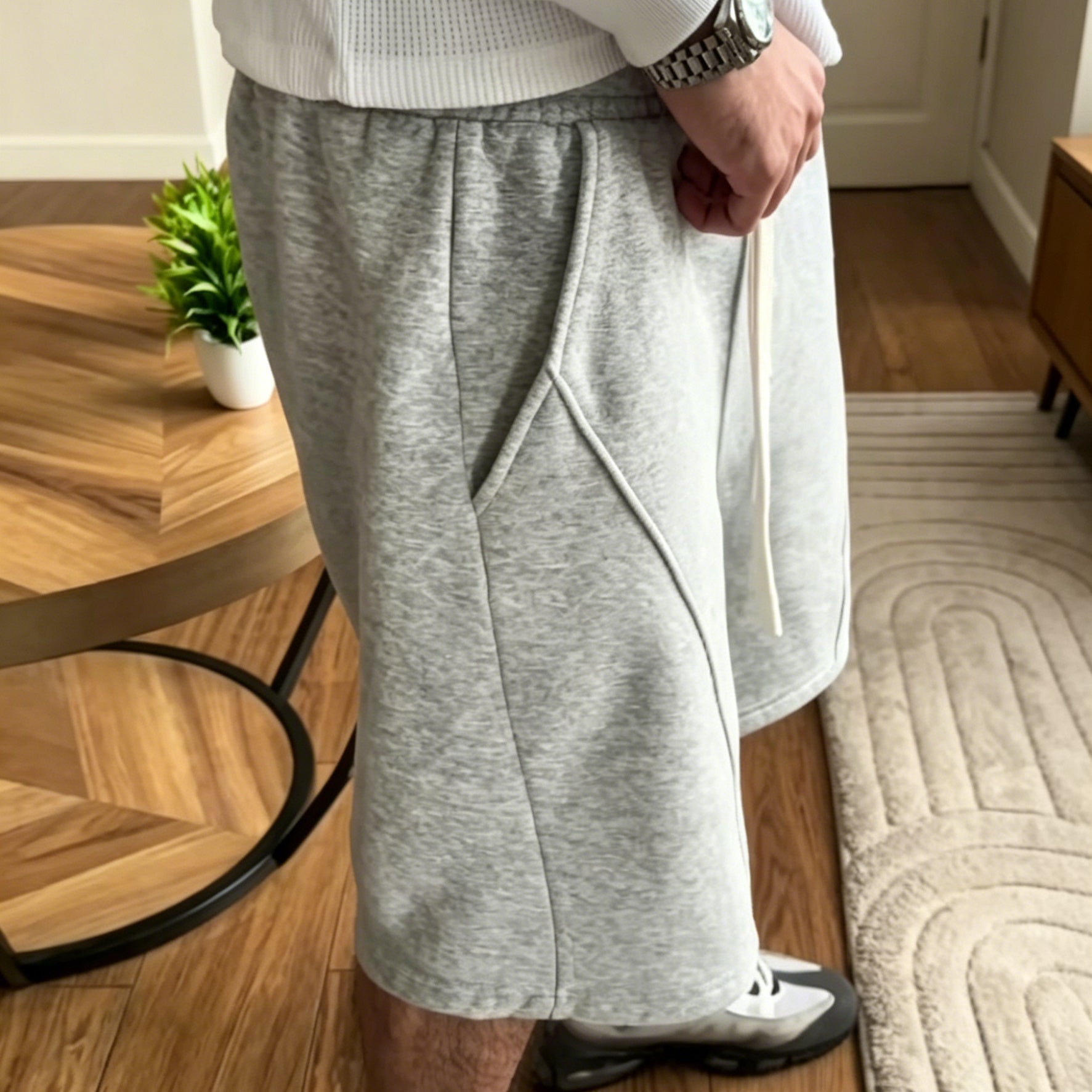 Men's Retro Drawstring Sweatpants