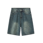 Vintage Distressed Denim Shorts
