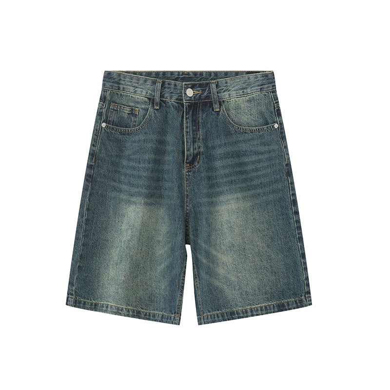 Vintage Distressed Denim Shorts
