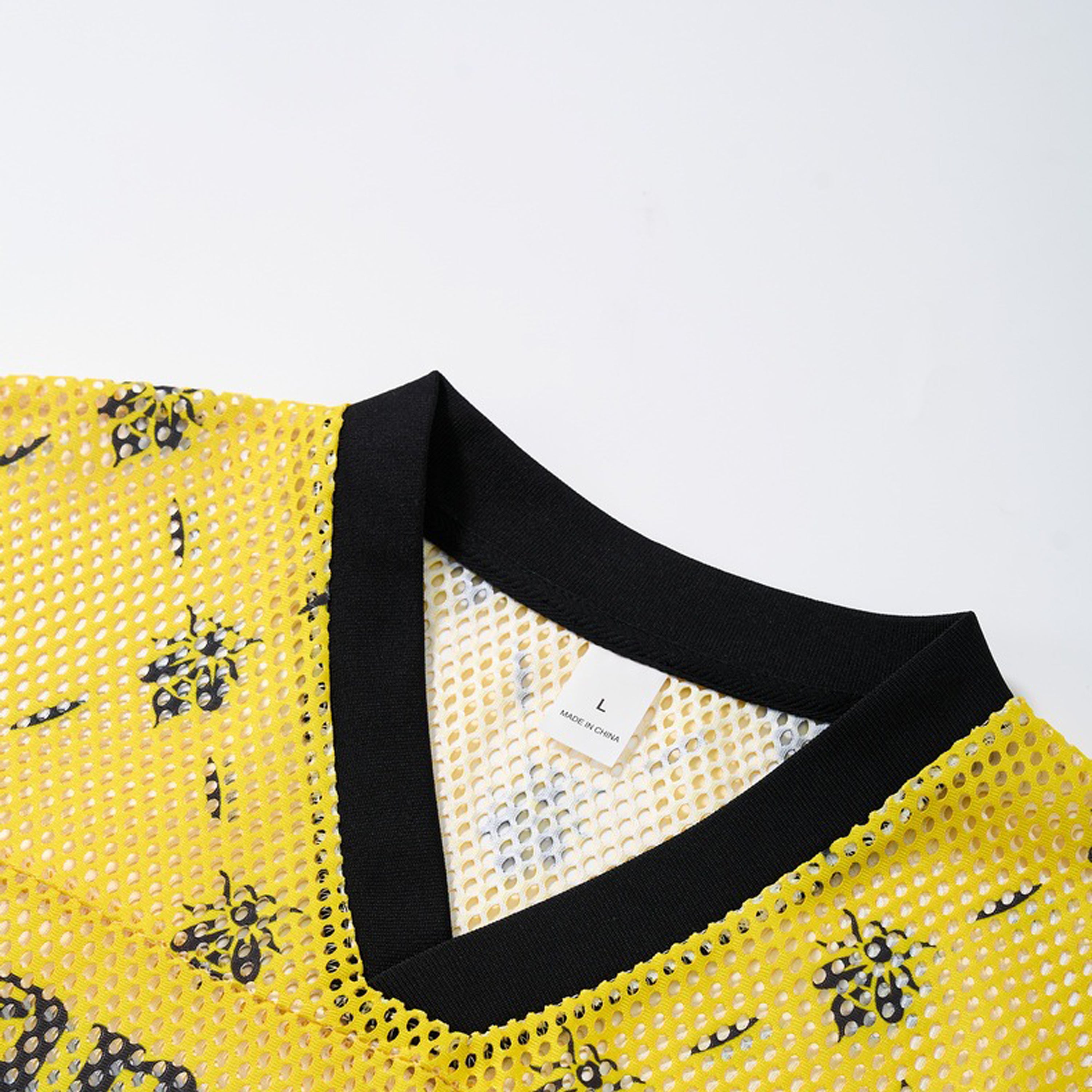 Bee Print No. 22 Mesh Jersey