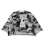 Wartime Poster Boy Collage Graphic Boxy Crop Crimped Edge T-shirt