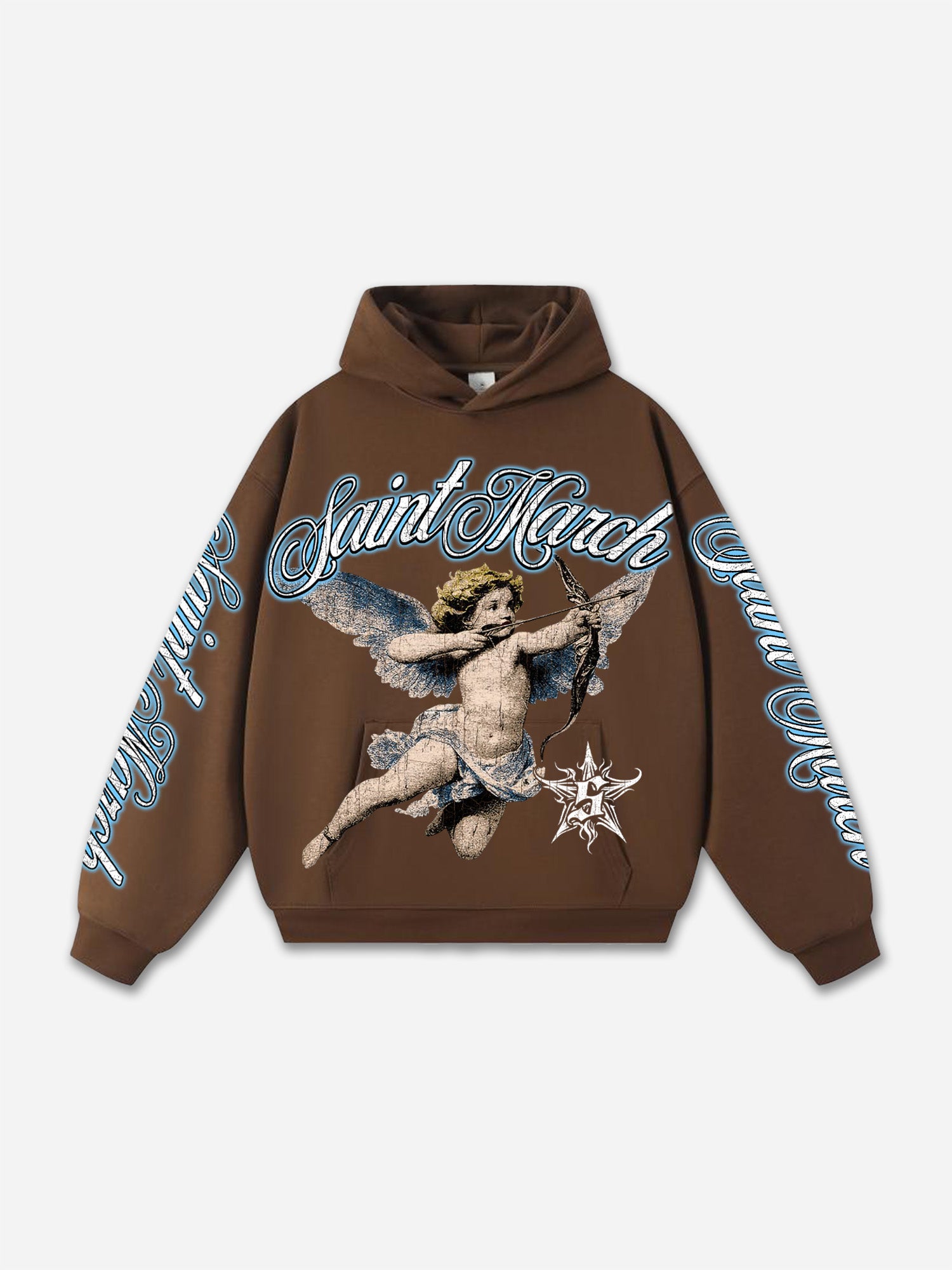 Saint March Angel Graphic Hoodie