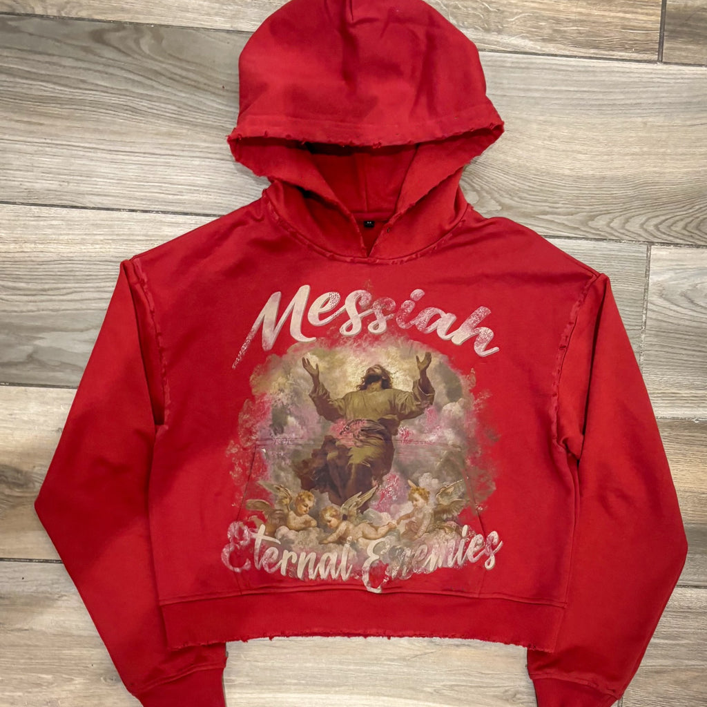 Vintage Messiah Red Hoodie