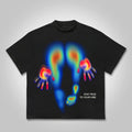 Abstract Graphics Of Heat-sensitive Characters T-shirt