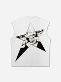 Vintage Star Portrait Graphic Cotton Tank Top