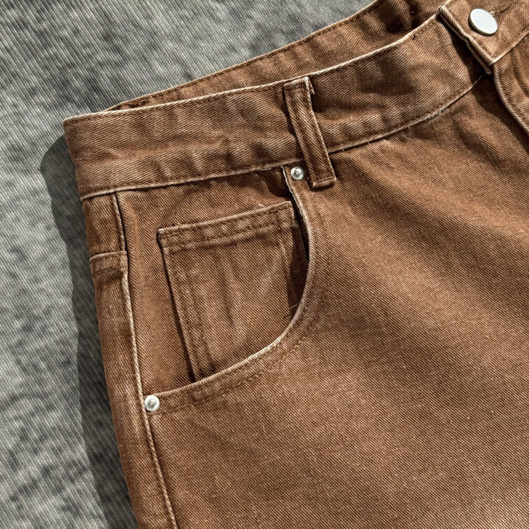 Vintage Casual Baggy Jorts Denim Shorts