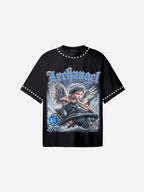 Archangel Battle Graphic Cotton T-shirt