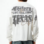 Western Cropped Long Sleeve T-shirt