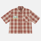 Personalized Retroslogan Graphic Plaid Jacket Shirt