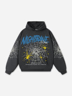 The Dark Night Bane Spider Web Graphics Pocket Hoodie