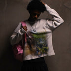 Cherish Thermal Loose Waffle Long Sleeve T-shirt