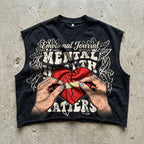 Mental Health Is Of Utmost Importance Graphic Short Tank Top