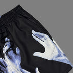 Men's Jesus Helper Drawstring Casual Sports Shorts  Jorts