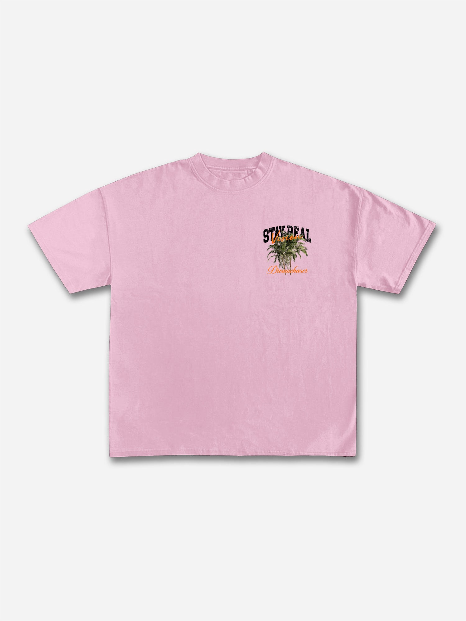 Stay Real Coconut Vacation Vintage Graphic Cotton T-shirt