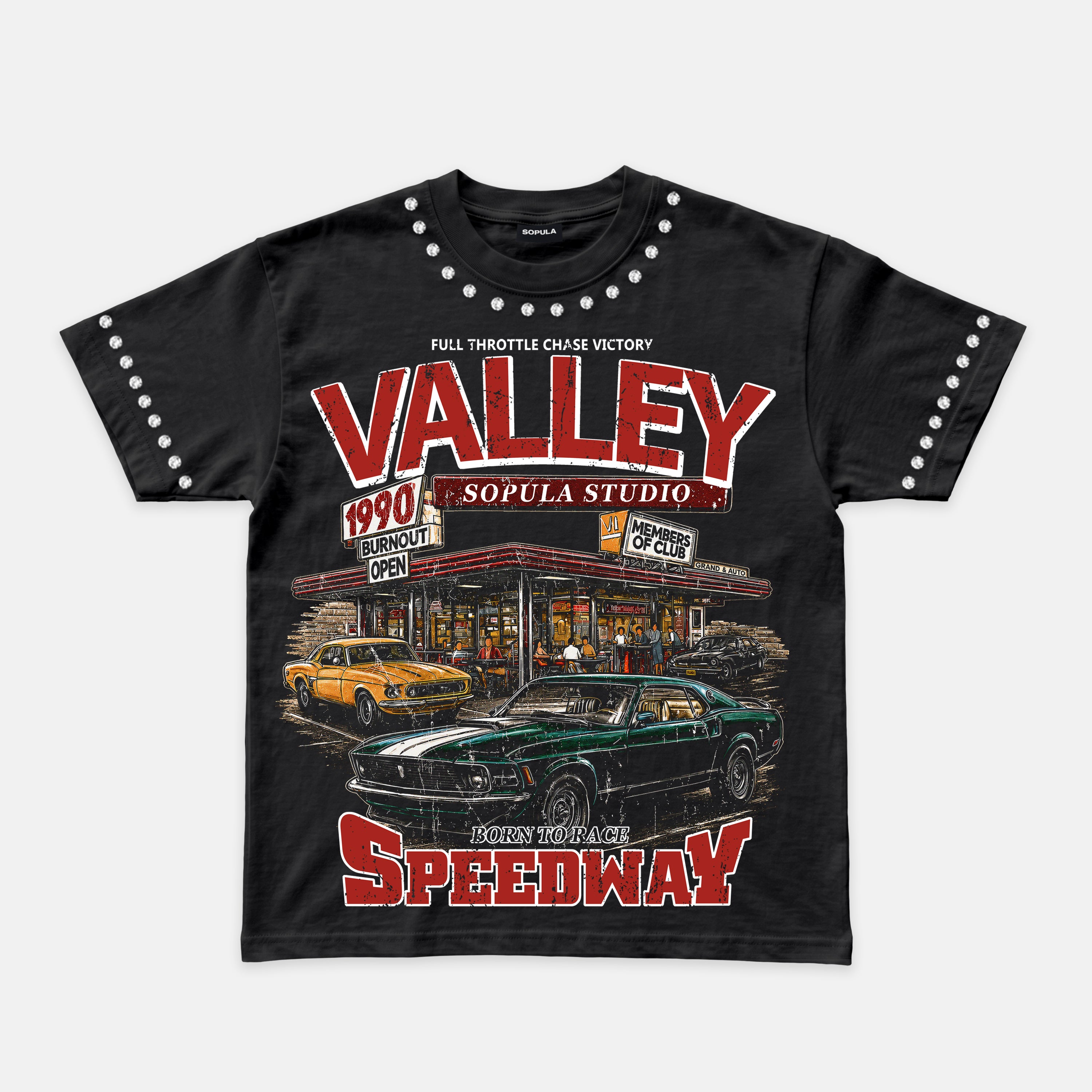 Valley Racing Speedway Vintage Graphic T-shirt