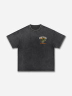 Stay Real Coconut Vacation Vintage Graphic Washed T-shirt