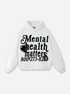 Mental Health Matters Terry Heavy Hoodie