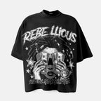Fun Money Boy Retro Graphic Cotton T-shirt