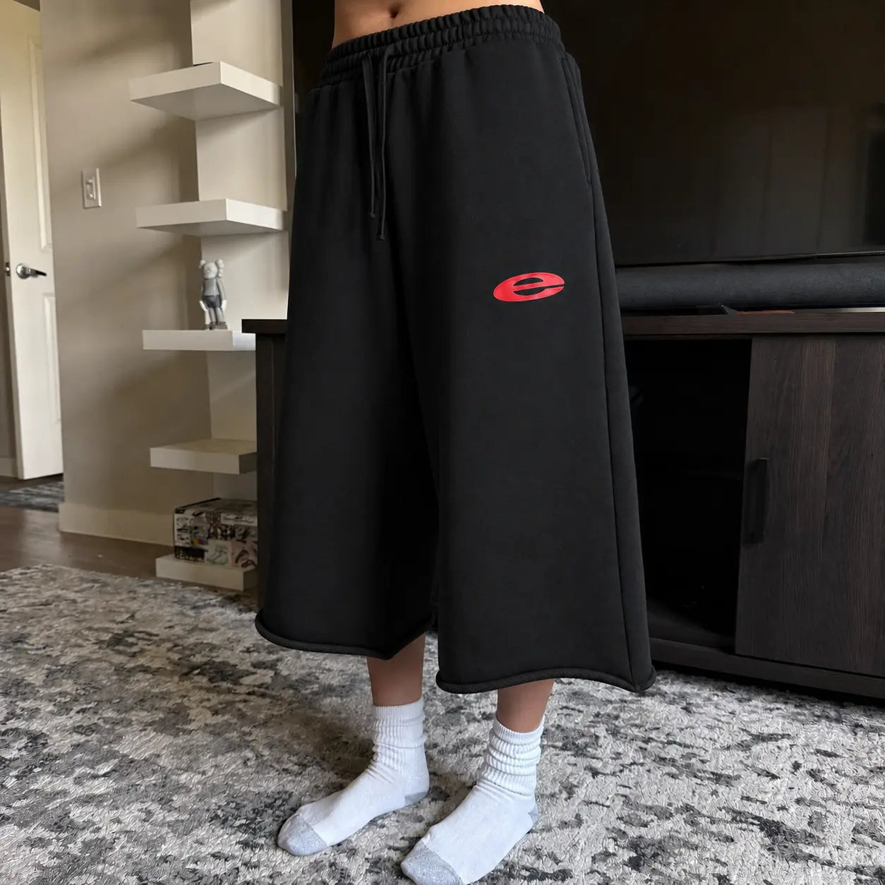 Retro Y2k Men's Drawstring Sweatpants