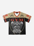 Gym Power Skull Mesh Jersey