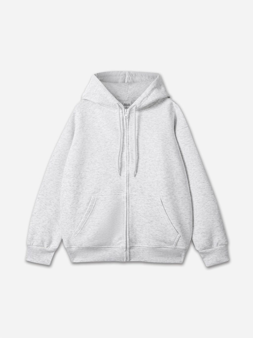 450g Heavy Cotton Solid Color Zippered Hoodie