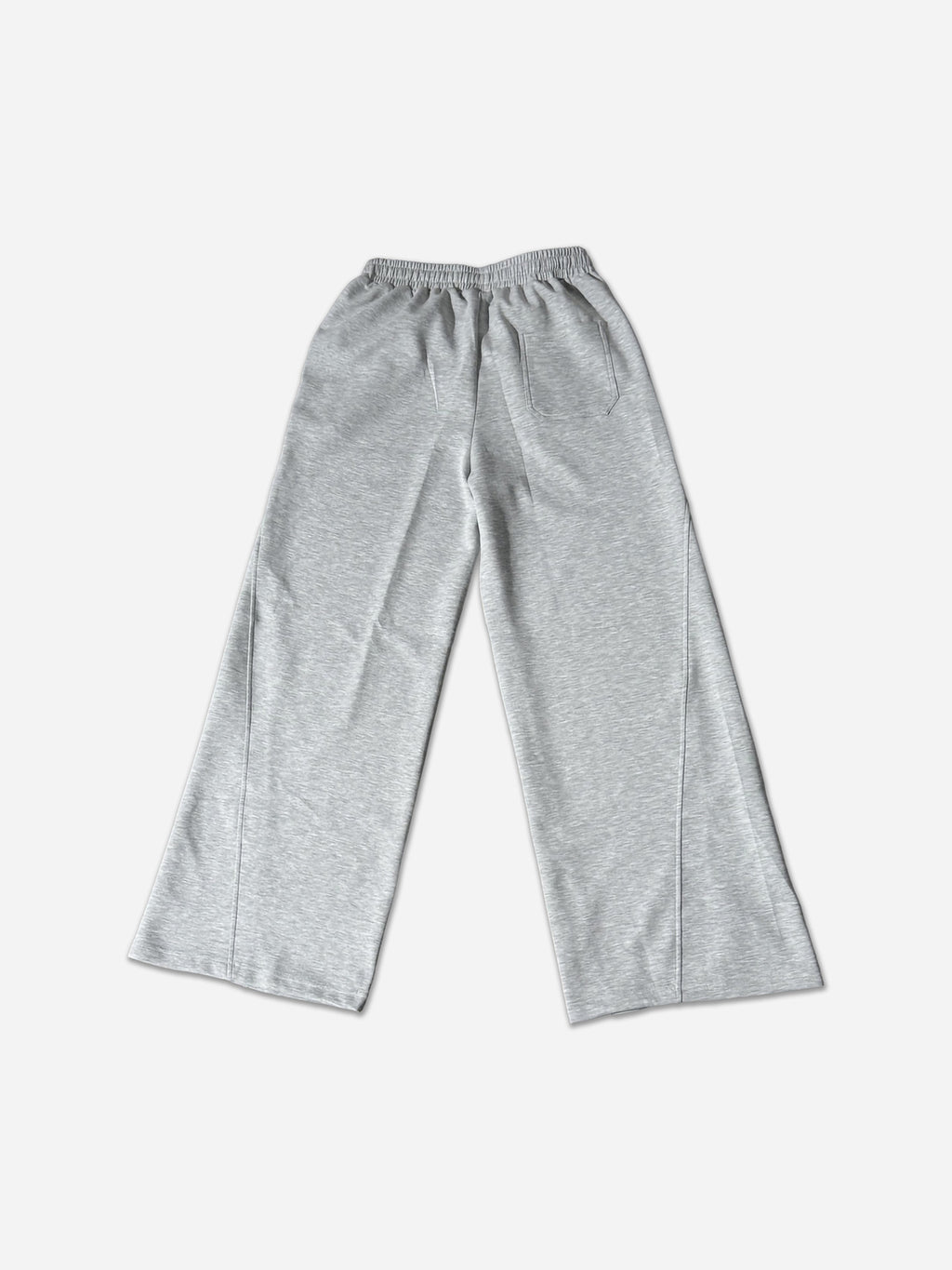 Retro High Street Scimitar Stitching Wide Leg Sports Pants