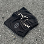 Street Minimalist Logo Drawstring Sport Shorts