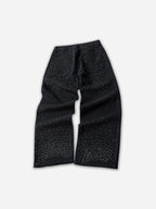 Cross Rhinestones Fit Denim Baggy Jeans