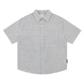 Men's Plaid Short-sleeved Loose Shirt