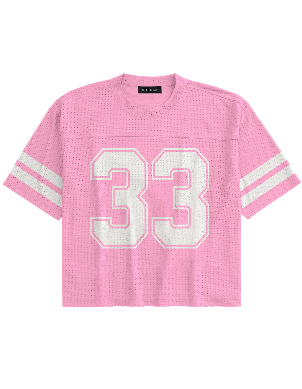 Dunk Pink And White Valentine's Day Limited Edition No. 33 Oversized Mesh Jersey